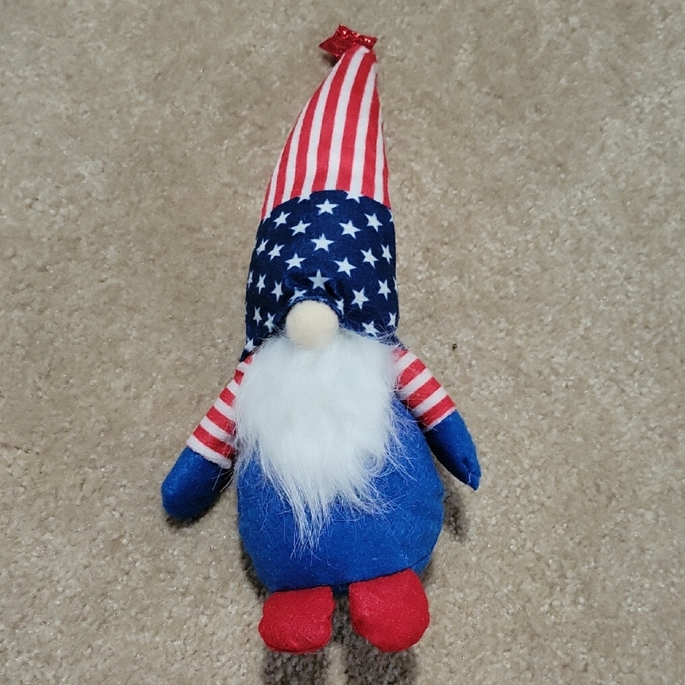 Free With Any Other Purchase! Patriotic Gnome Plush Toy